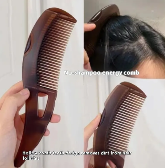 Anti-Dandruff Scalp Massage Comb with Treatment Dispenser