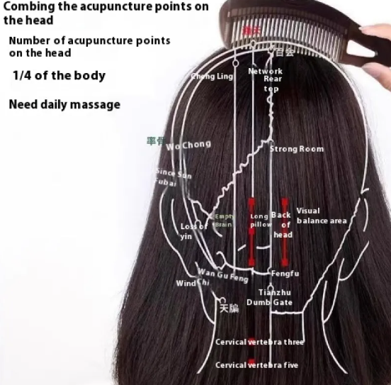 Anti-Dandruff Scalp Massage Comb with Treatment Dispenser