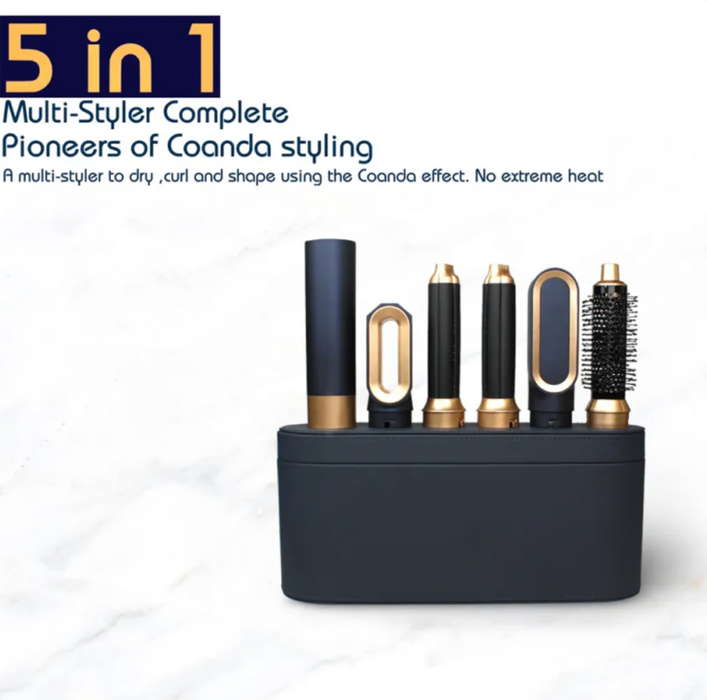 5-in-1 Hair Dryer & Styler – Dry, Curl, Straighten & Volumize