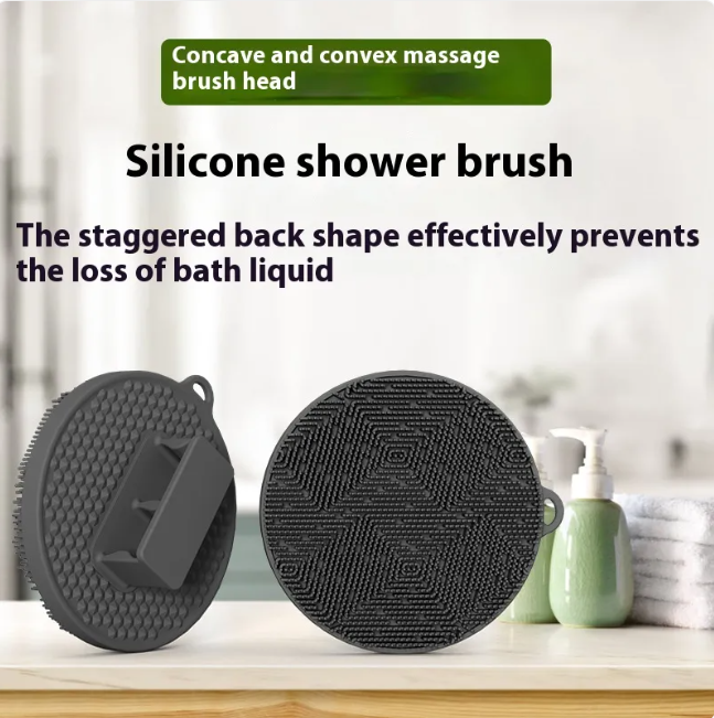 Silicone Exfoliating Body Scrubber – BPA-Free Massage Bath Brush