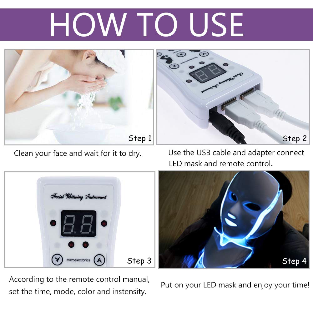 LED Facial Mask Machine – At-Home Spa Treatment for Glowing Skin