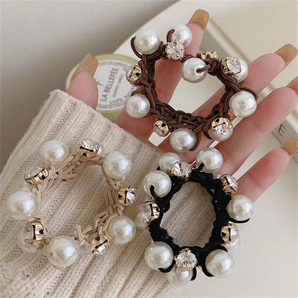 Pearl Hair Tie & Bracelet – Elegant 2-in-1 Hair Accessory