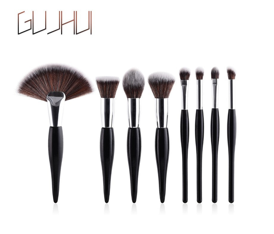 Professional 8-Piece Makeup Brush Set – Premium Fiber Bristles