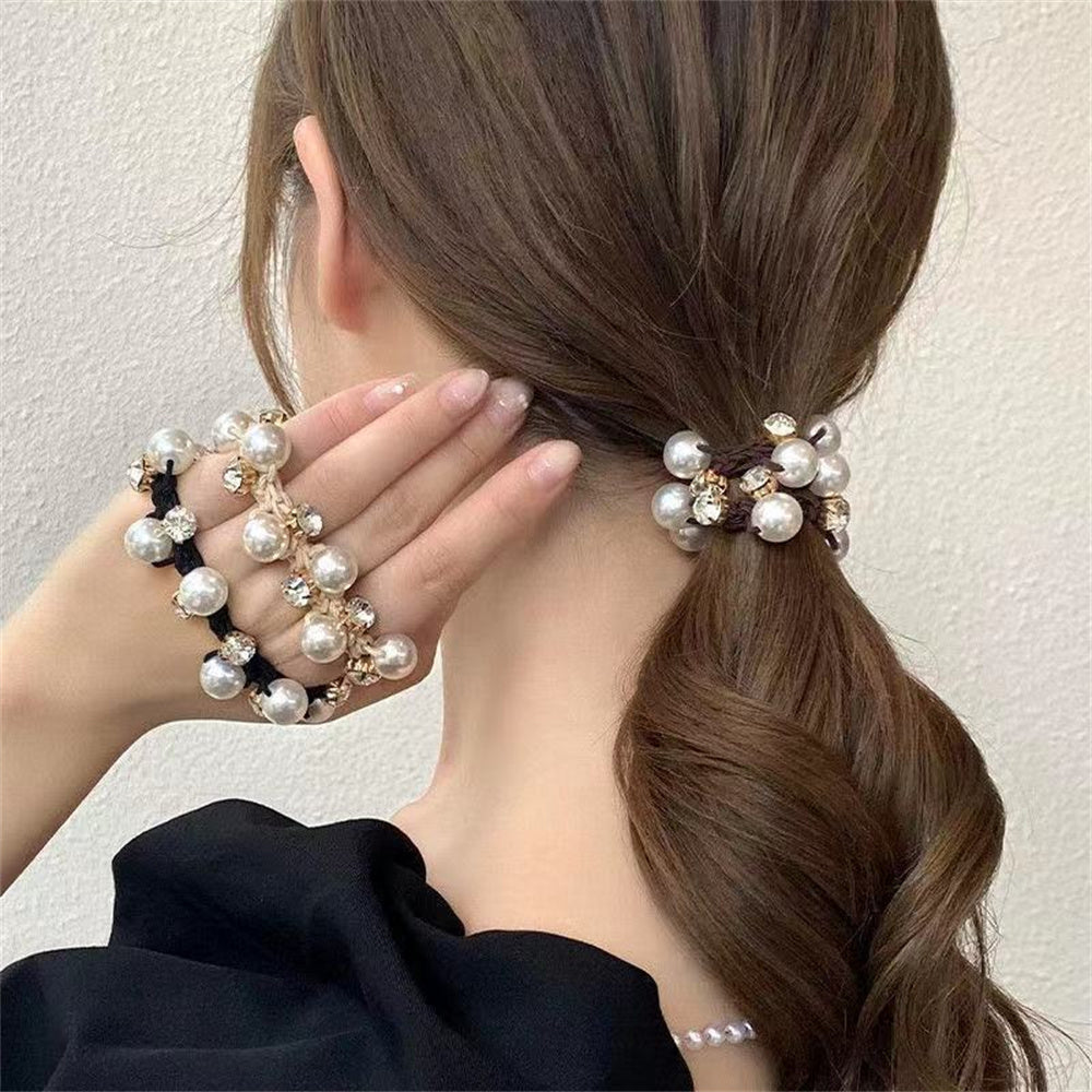 Pearl Hair Tie & Bracelet – Elegant 2-in-1 Hair Accessory