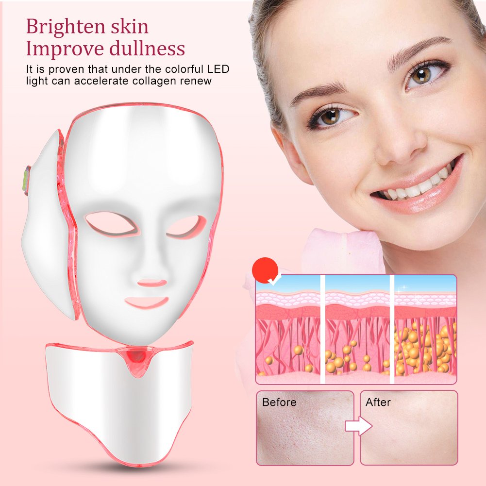 LED Facial Mask Machine – At-Home Spa Treatment for Glowing Skin