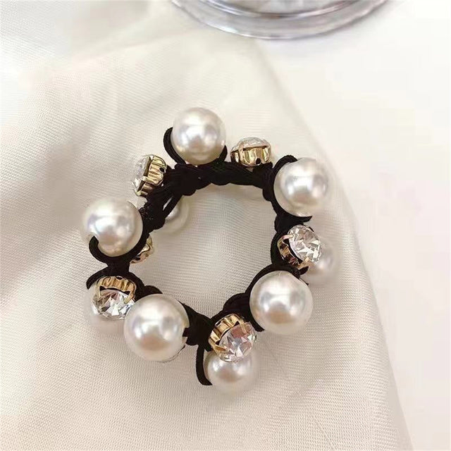 Pearl Hair Tie & Bracelet – Elegant 2-in-1 Hair Accessory