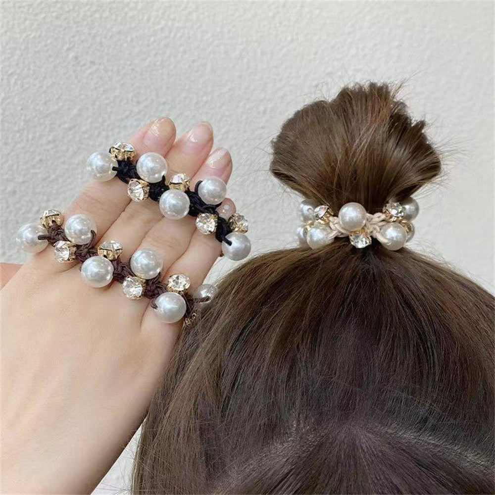 Pearl Hair Tie & Bracelet – Elegant 2-in-1 Hair Accessory